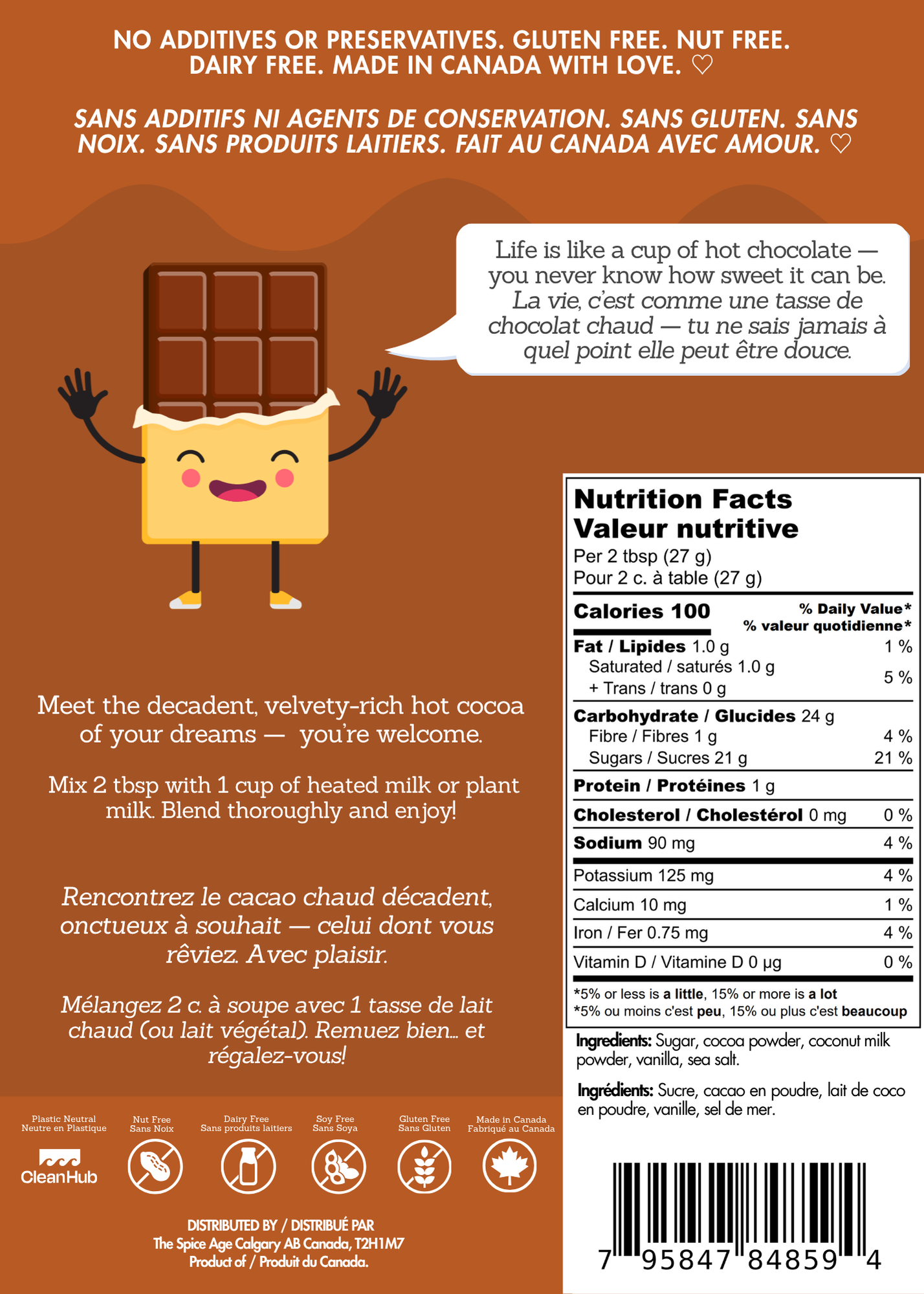 6-PACK Gourmet Hot Chocolate - Wake Me up Before you Cocoa