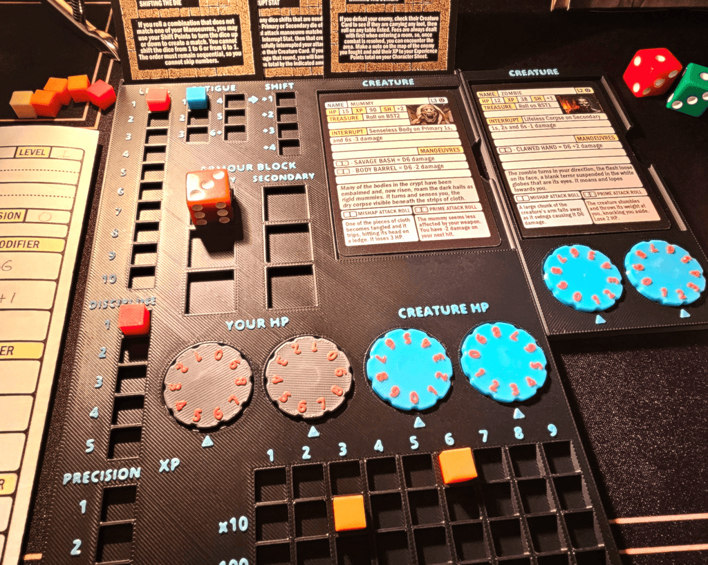 2D6 Dungeon Player Dashboard - Modern Hustle Marketplace