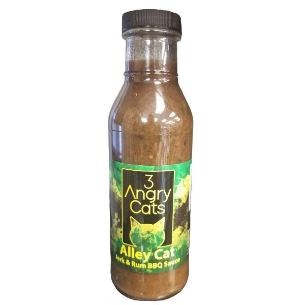 3 Angry Cats Alley Cat Rum Jerk BBQ Sauce - Modern Hustle Marketplace