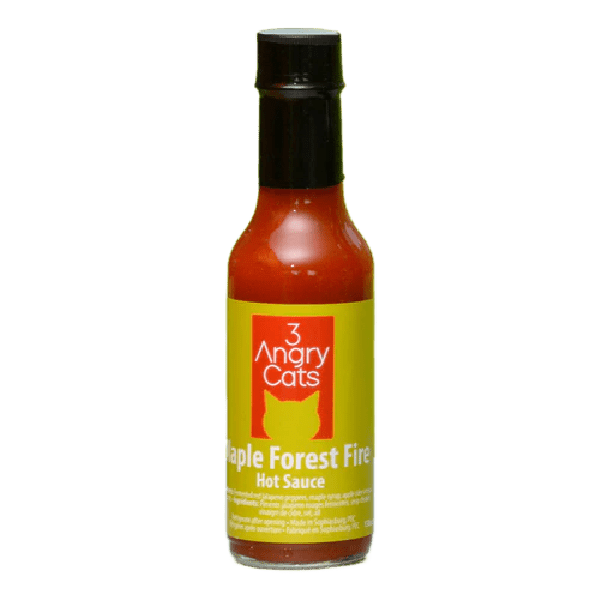 3 Angry Cats Forest Fire Maple Hot Sauce - Modern Hustle Marketplace