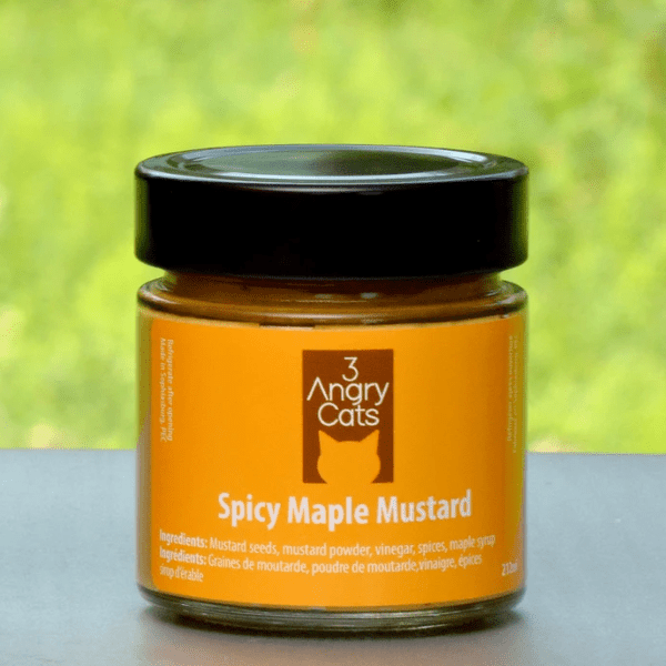 3 Angry Cats Spicy Maple Mustard - Modern Hustle Marketplace