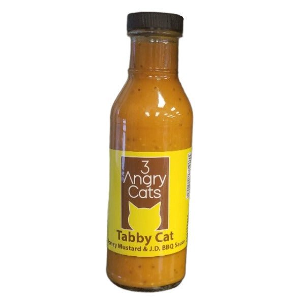 3 Angry Cats Tabby Cat Honey Mustard BBQ Sauce - Modern Hustle Marketplace