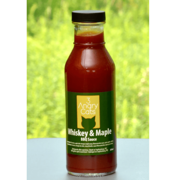 3 Angry Cats Whiskey Maple BBQ Sauce - Modern Hustle Marketplace