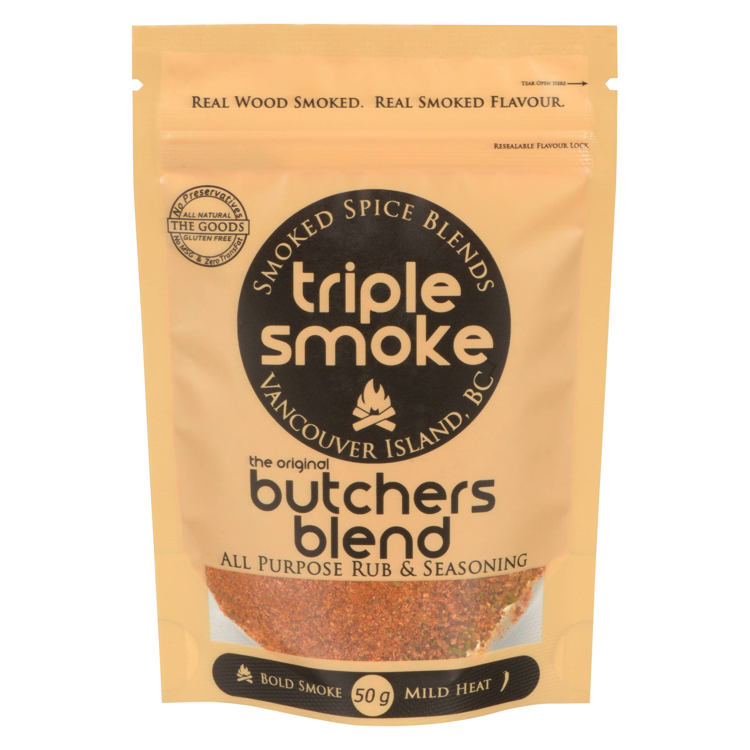 Triple Smoke Butchers Blend Smoked BBQ Seasoning