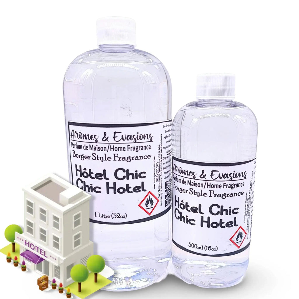 Arômes & Évasions - Compatible with Lampe Berger - Refill Fragrance - Chic Hotel