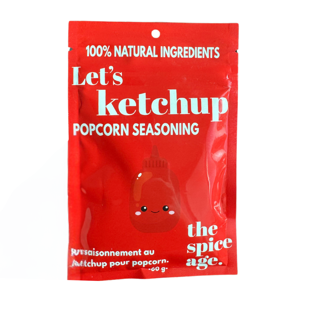 6-PACK CASE Ketchup Popcorn Seasoning