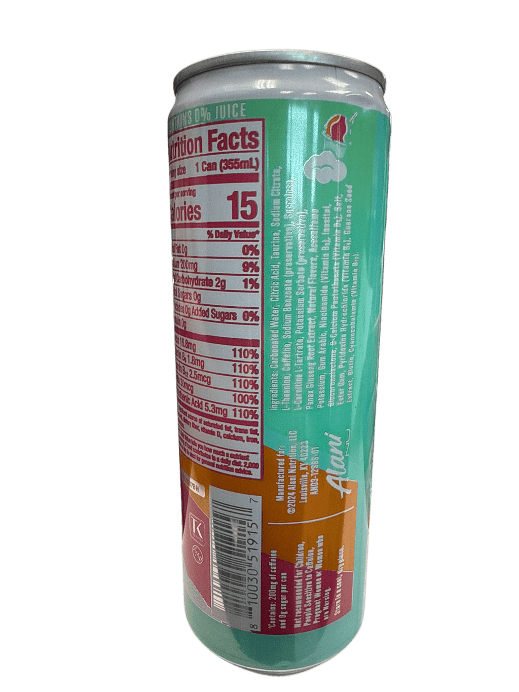 Alani Nu Limited Edition Sherbet Swirl Energy Drink 355ML - International Edition - Modern Hustle Marketplace