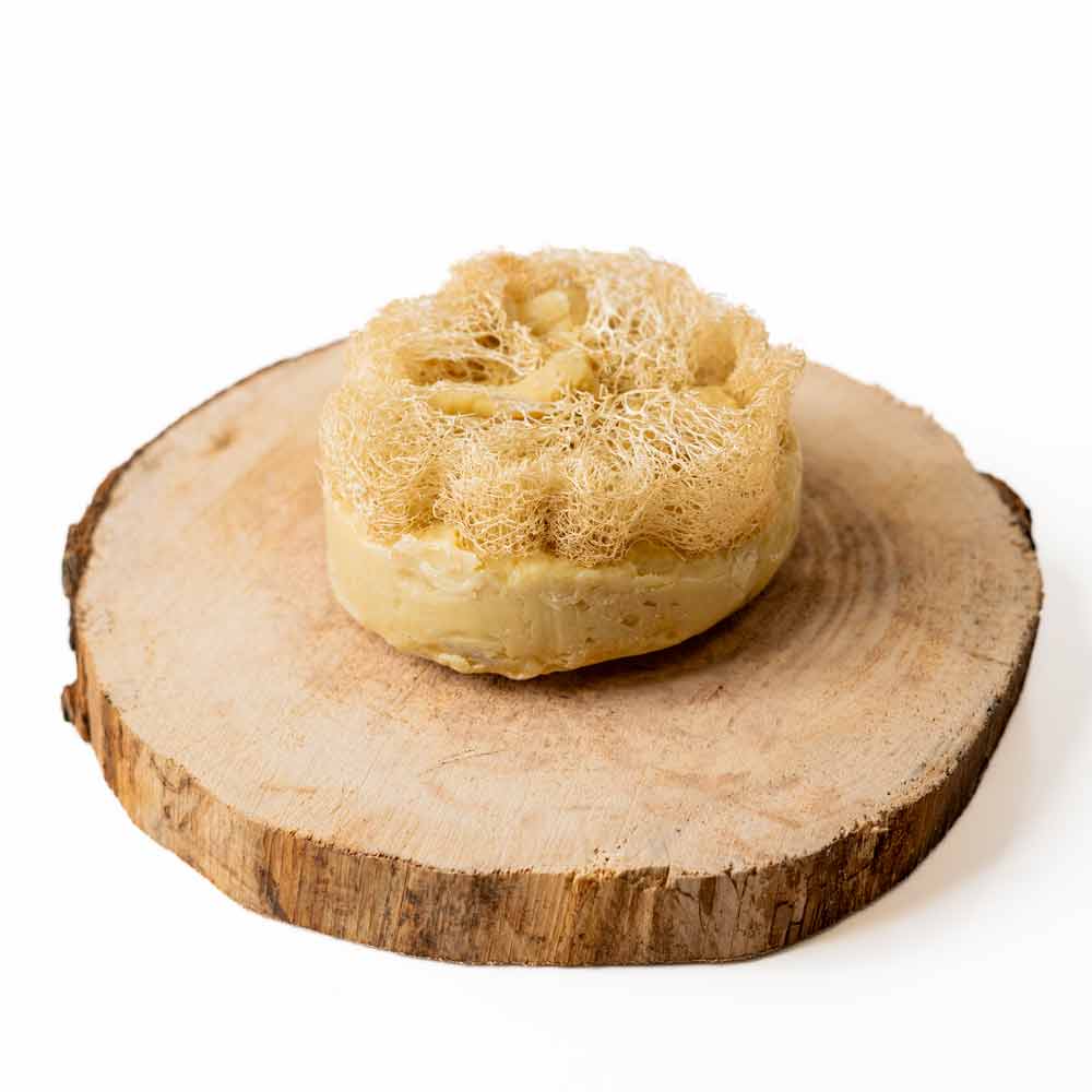 Aleppo Loofah Soap – Natural Olive & Laurel Oil Exfoliating Bar - صابونة حلب - Modern Hustle Marketplace