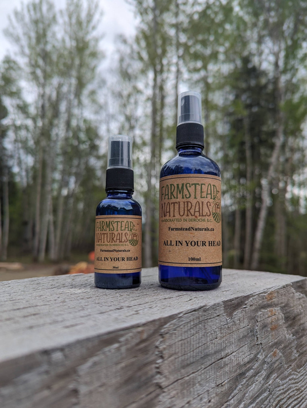 All In Your Head - Essential oil Spray - Farmstead Naturals: 100mL - Modern Hustle Marketplace