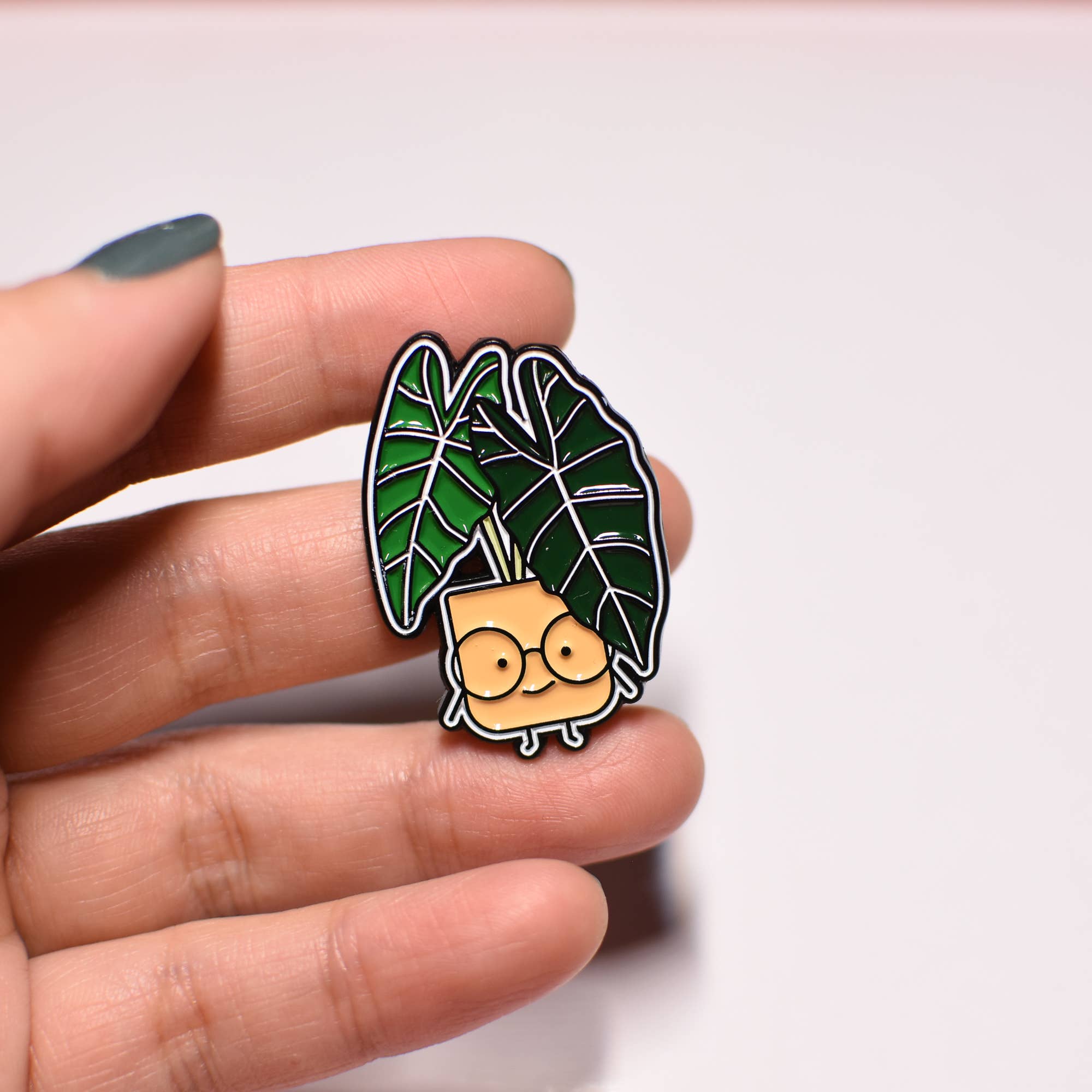 Alocasia Plant Enamel Pin - Modern Hustle Marketplace