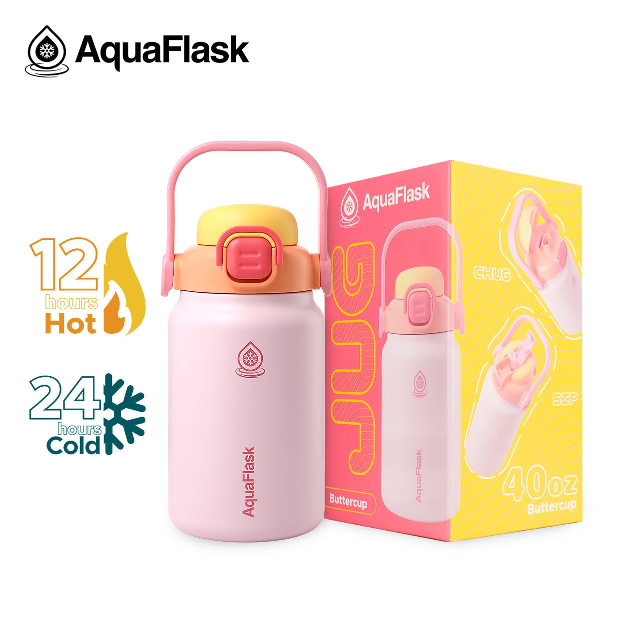 AquaFlask Jug 1.18L (40oz) - Modern Hustle Marketplace