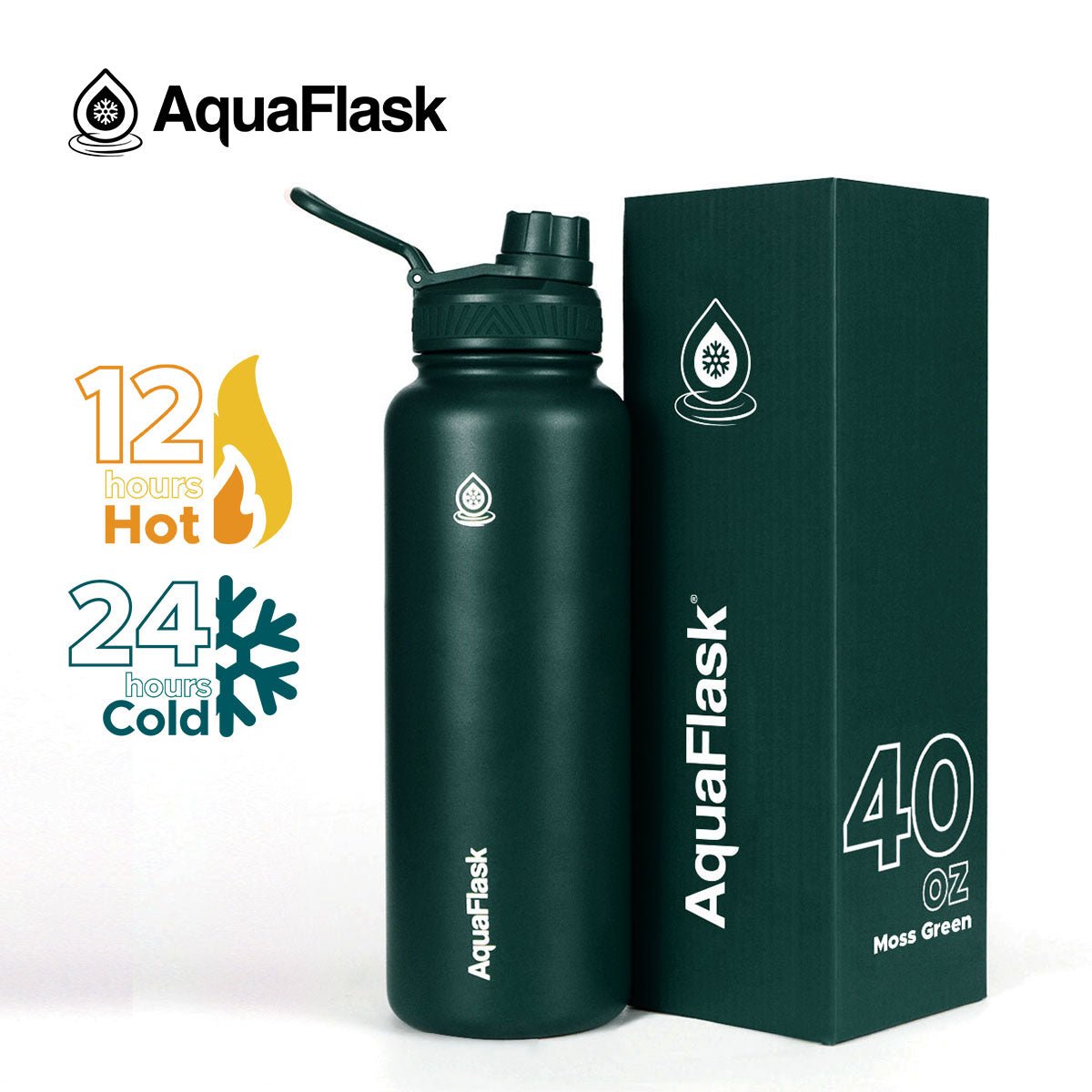 AquaFlask Original Vacuum Insulated Water Bottles 1080ml (40oz) - Modern Hustle Marketplace