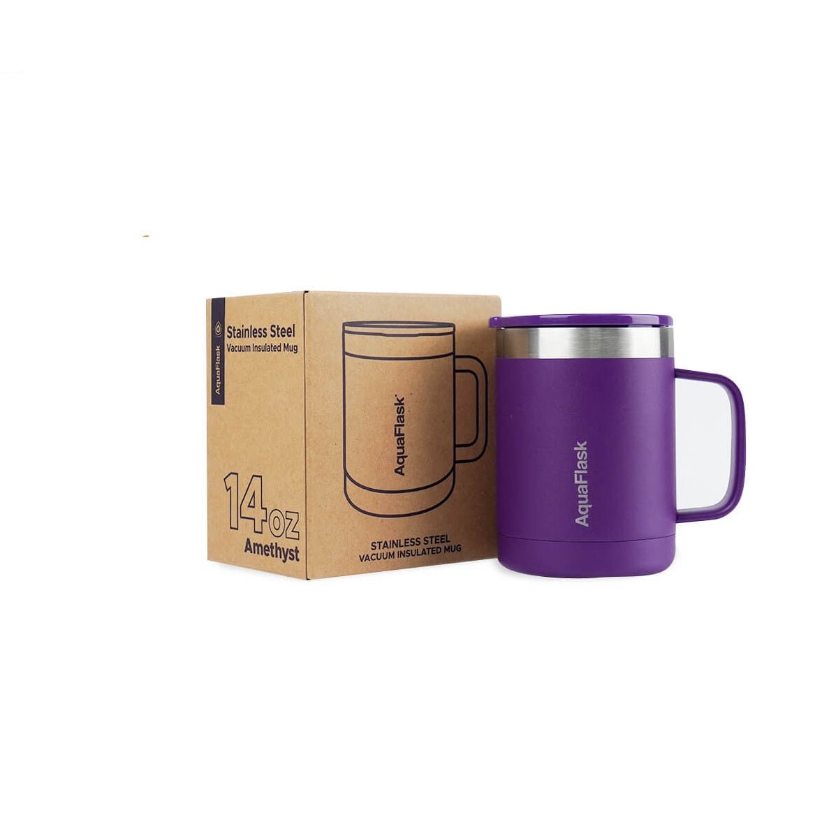 Aquaflask Thermal Insulated Lidded Mug With Handle 415ml (14 oz) - Modern Hustle Marketplace