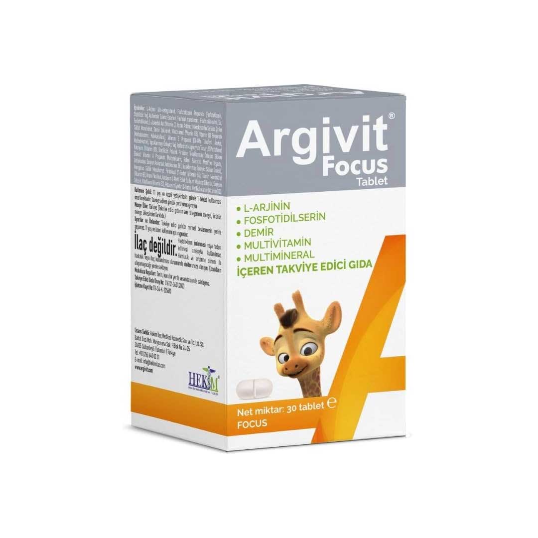 Argivit Focus Vitamins and Minerals – 30pcs - Modern Hustle Marketplace