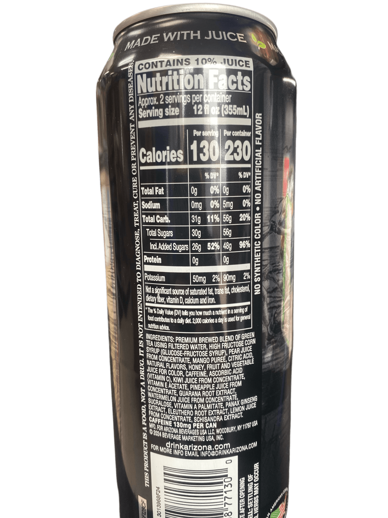 Arizona RX Energy Watermelon Drink 22OZ - U.S Edition - Modern Hustle Marketplace