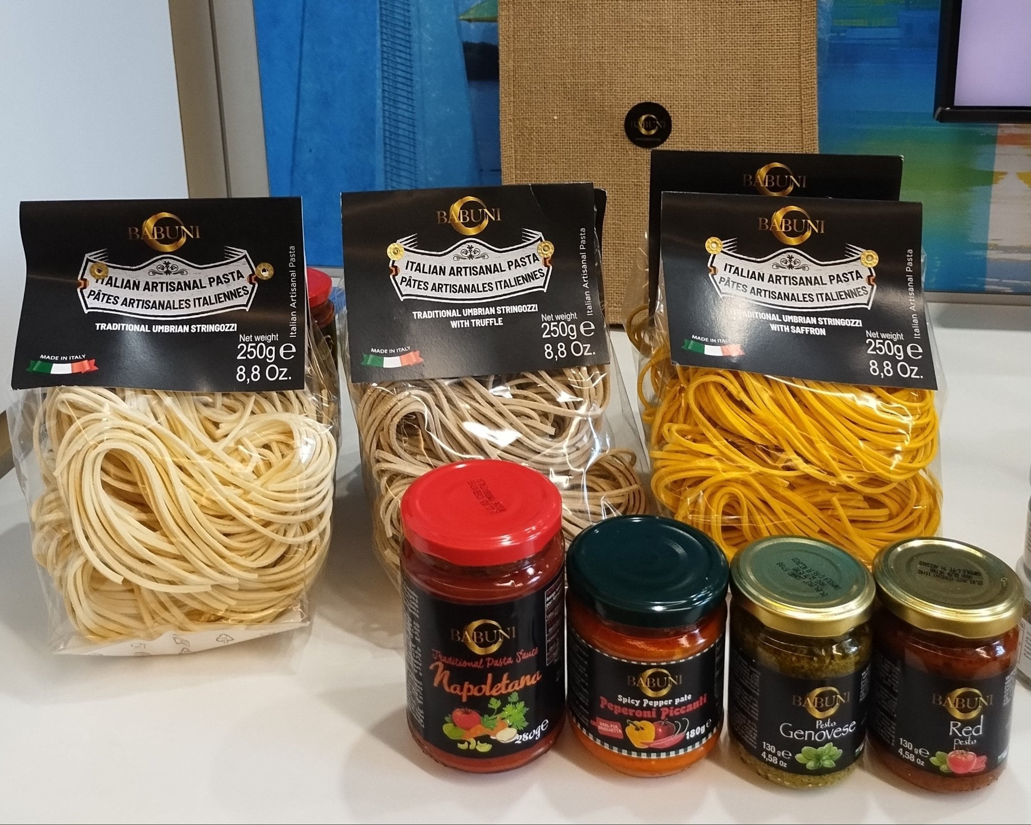 Artisan Spaghetti & pesto / pasta sauce/ Pâté combo - Modern Hustle Marketplace