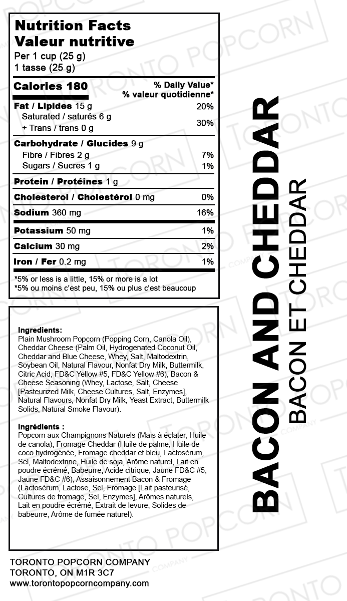 Bacon & Cheddar Popcorn - Modern Hustle Marketplace