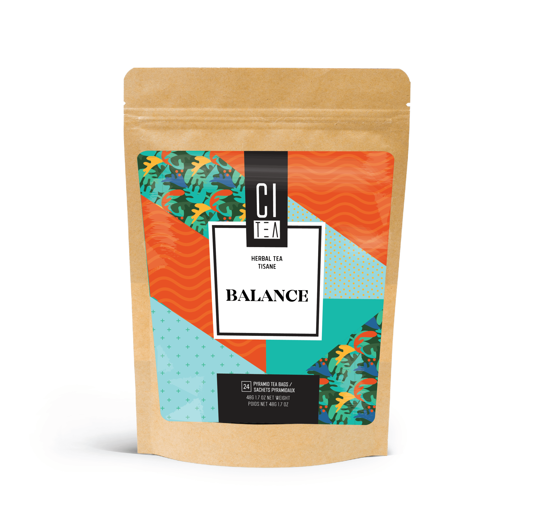 Balance Herbal Tea Pyramid Tea Bags - Modern Hustle Marketplace