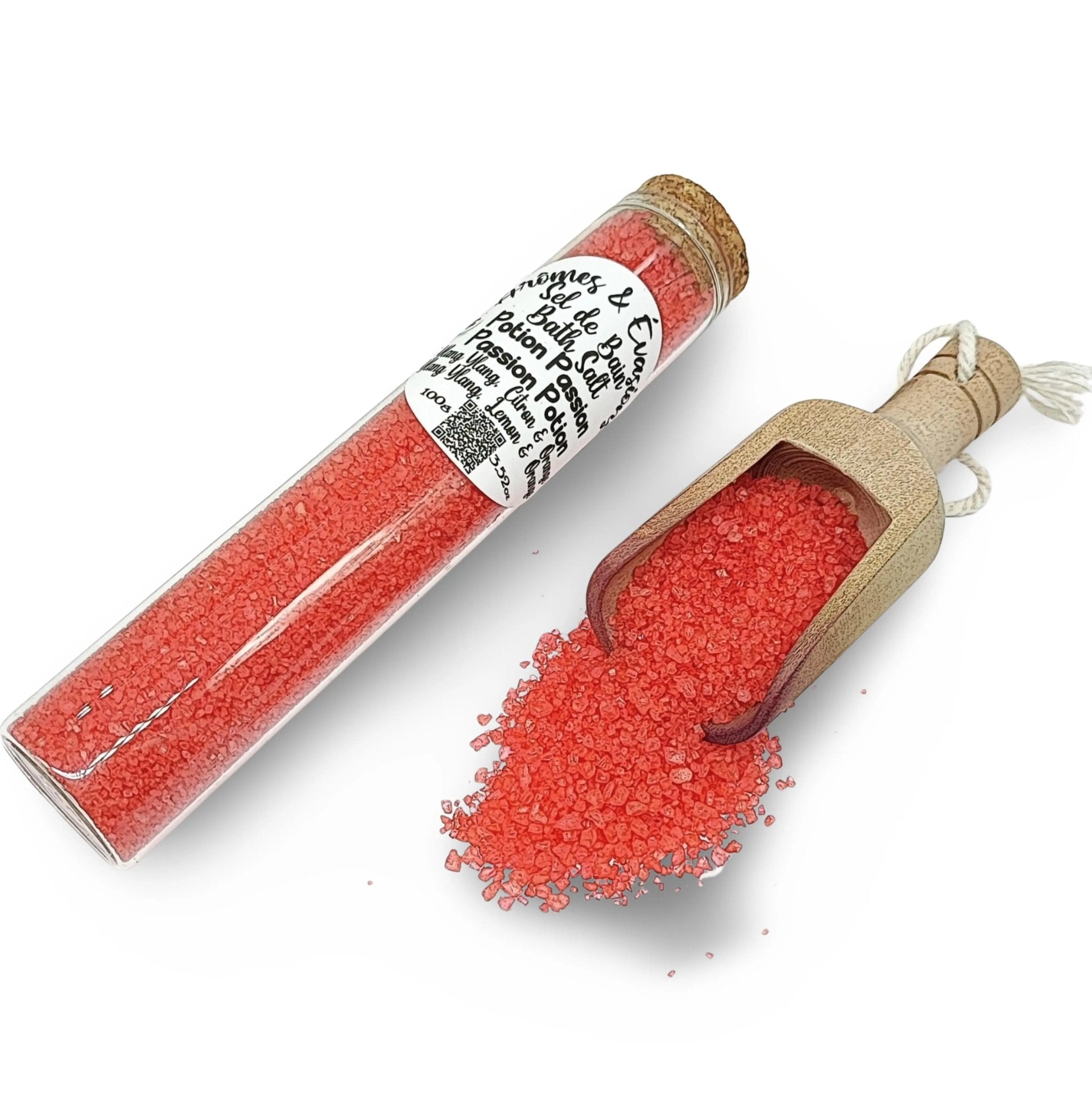 Bath Salt - Passion Potion - Ylang Ylang, Lemon & Orange Essential Oil - Modern Hustle Marketplace