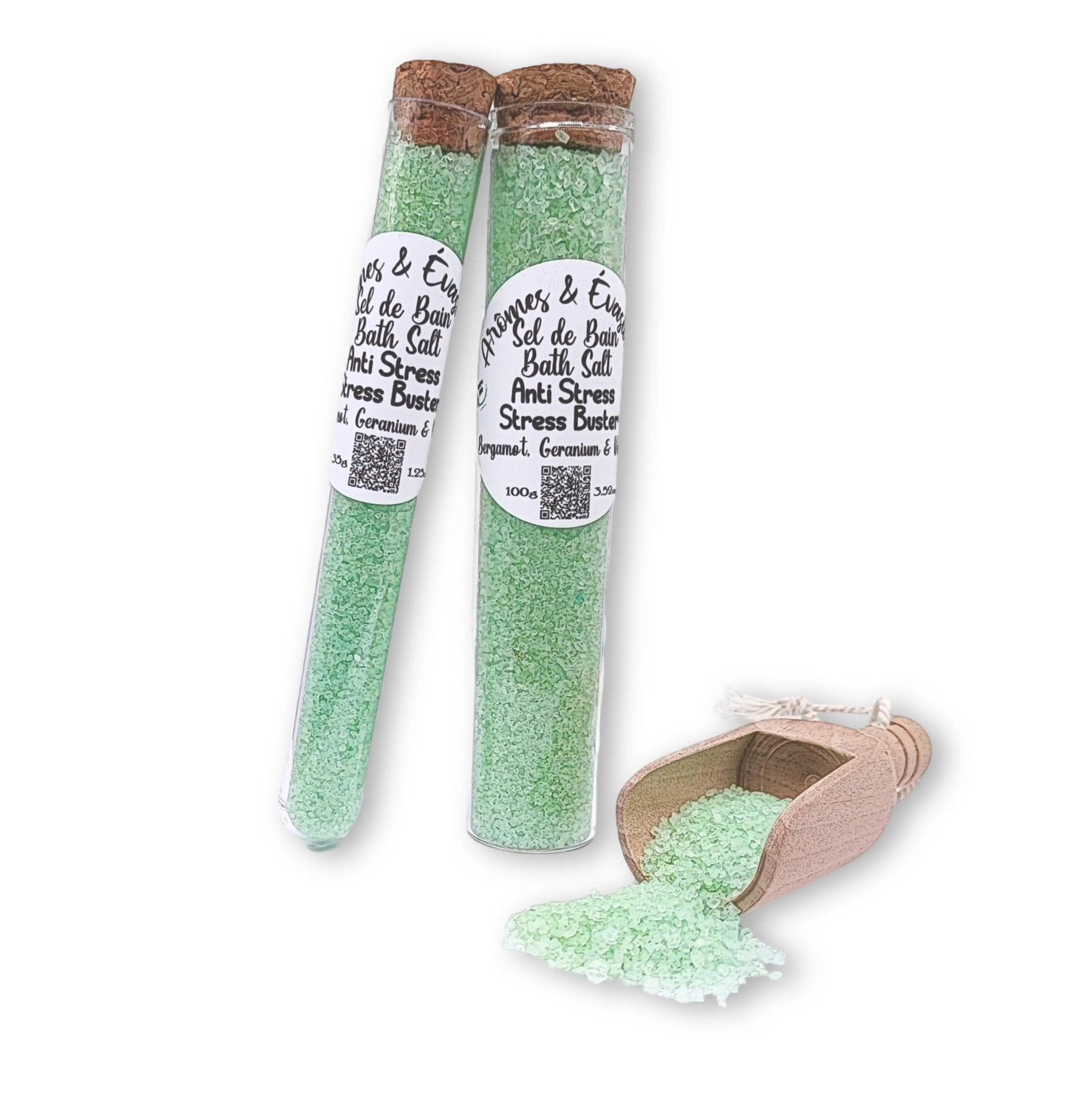 Bath Salt - Stress Buster Potion - Bergamot, Geranium & Vetiver Essential Oils - Modern Hustle Marketplace