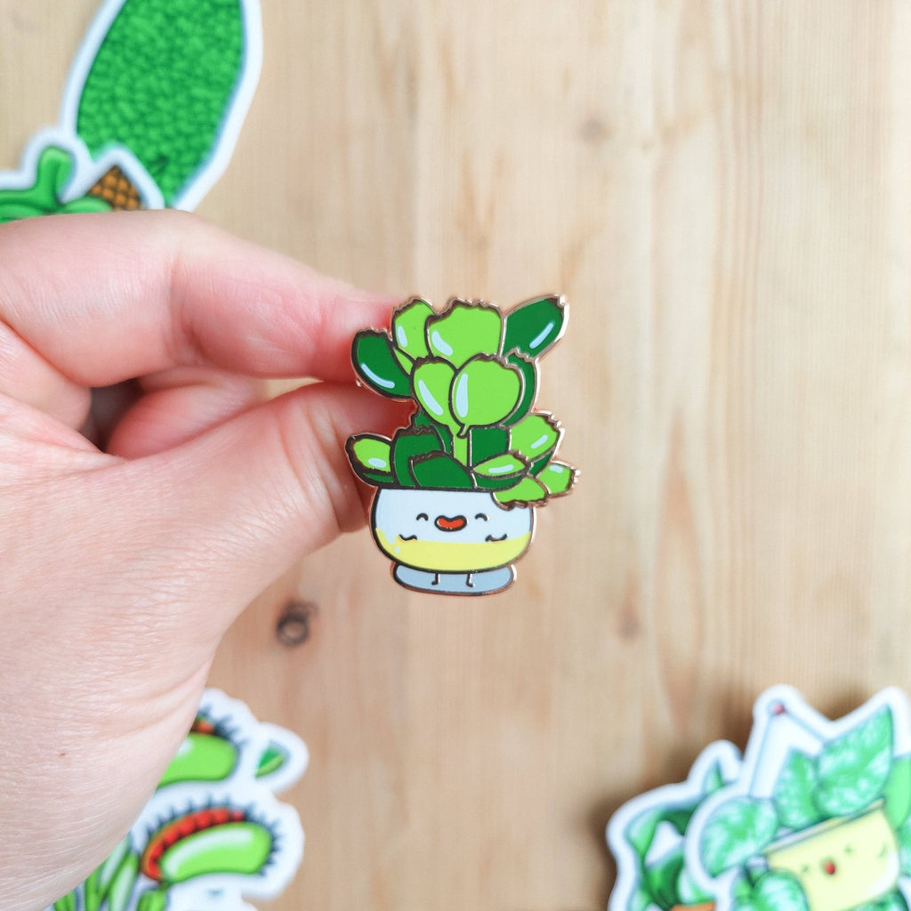 Bear Paw Succulent Enamel Pin - Modern Hustle Marketplace