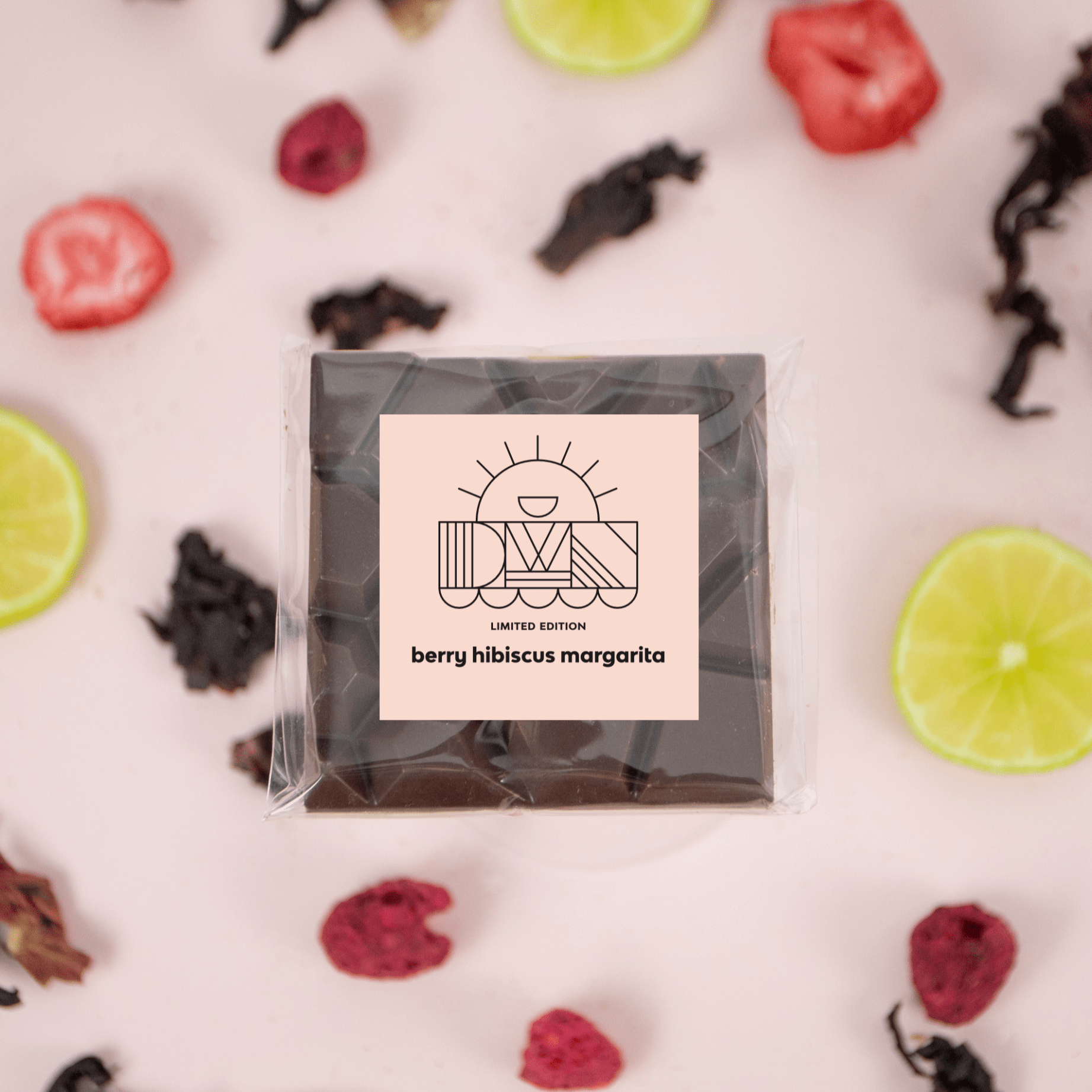 berry hibiscus margarita chocolate bar - Modern Hustle Marketplace