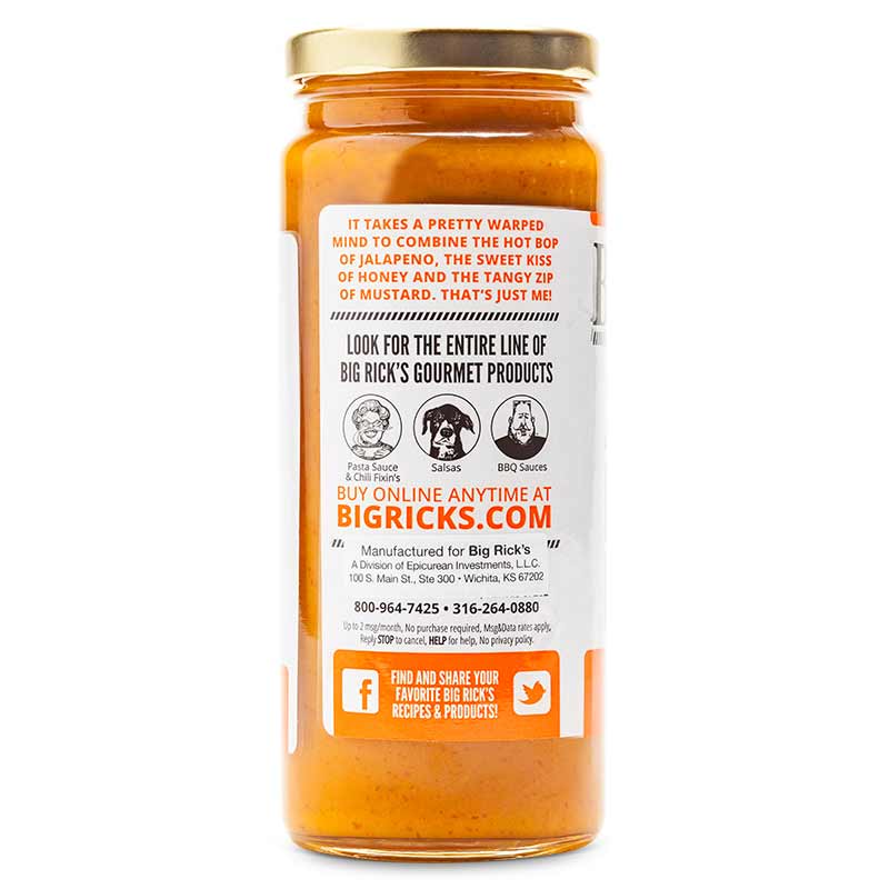 Big Ricks Jalapeno Honey Mustard - Modern Hustle Marketplace
