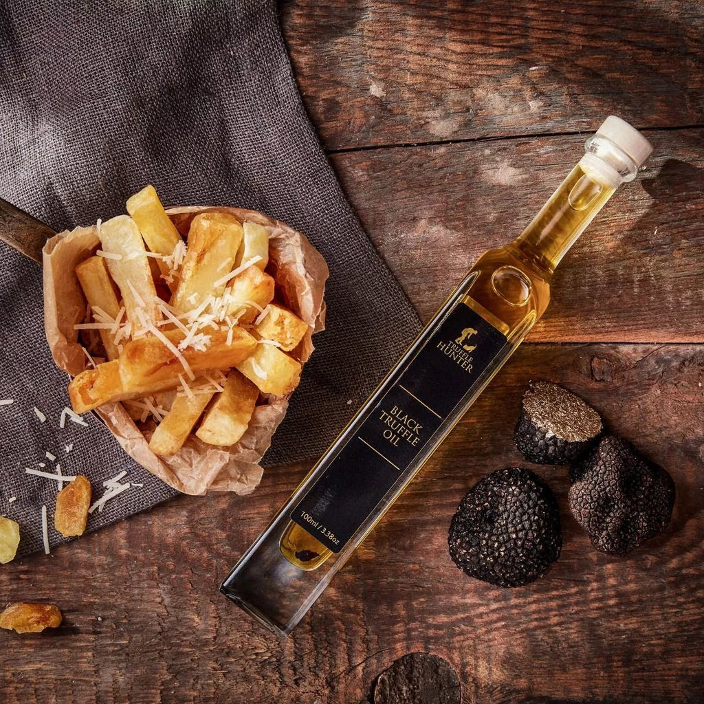 Black Truffle Oil Gift Bottle (100ml) - Seasoning & Marinading - Olive Oil - Modern Hustle Marketplace