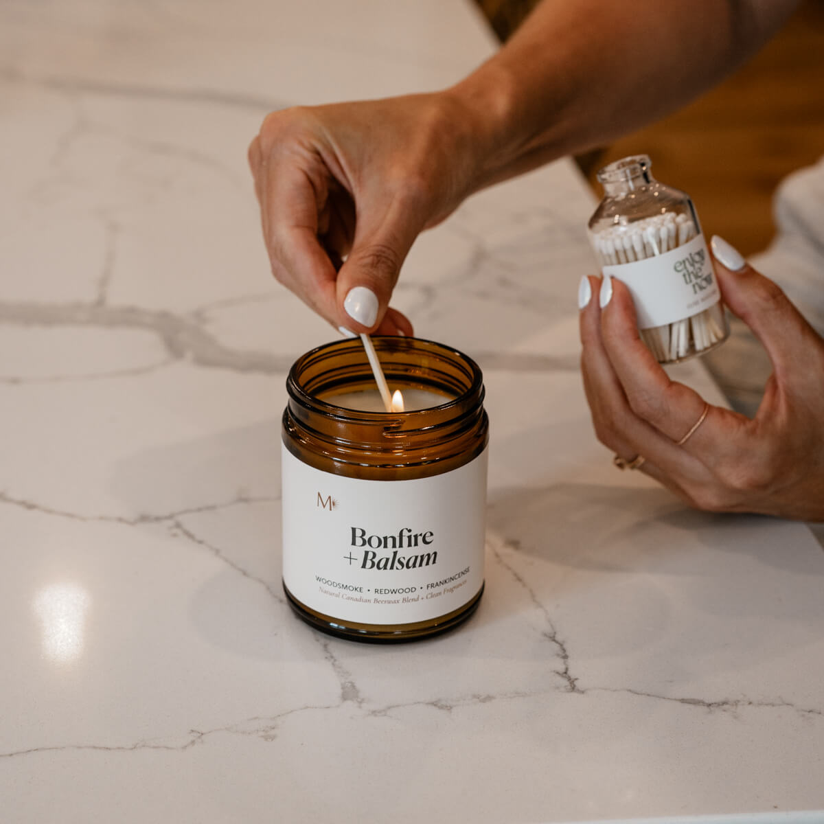 Bonfire + Balsam Candle Jar - Modern Hustle Marketplace