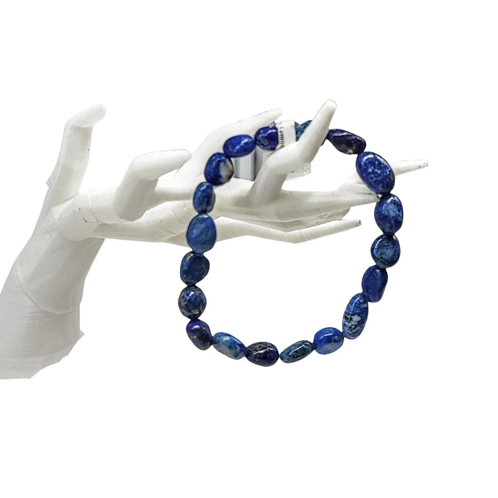 Bracelet - Lapis Lazuli - Small Natural Shape Stone - Modern Hustle Marketplace
