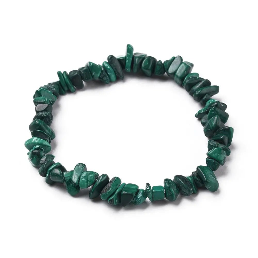 Bracelet - Malachite - Chips - Modern Hustle Marketplace
