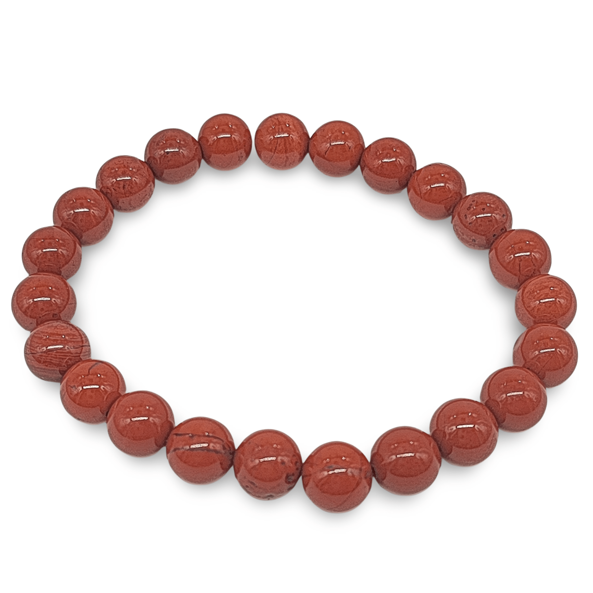 Bracelet - Red Jasper - 8mm - Modern Hustle Marketplace