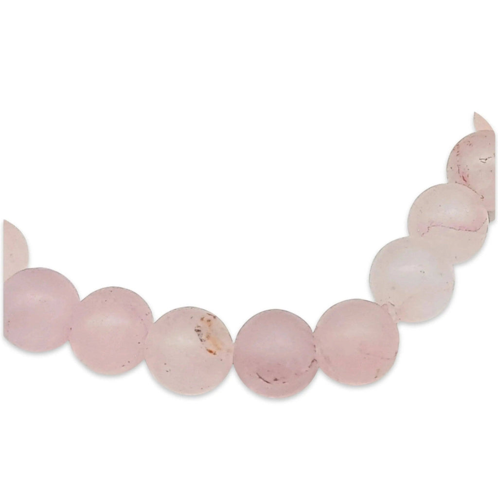 Bracelet - Rose Quartz - Frosted - 8mm - Modern Hustle Marketplace