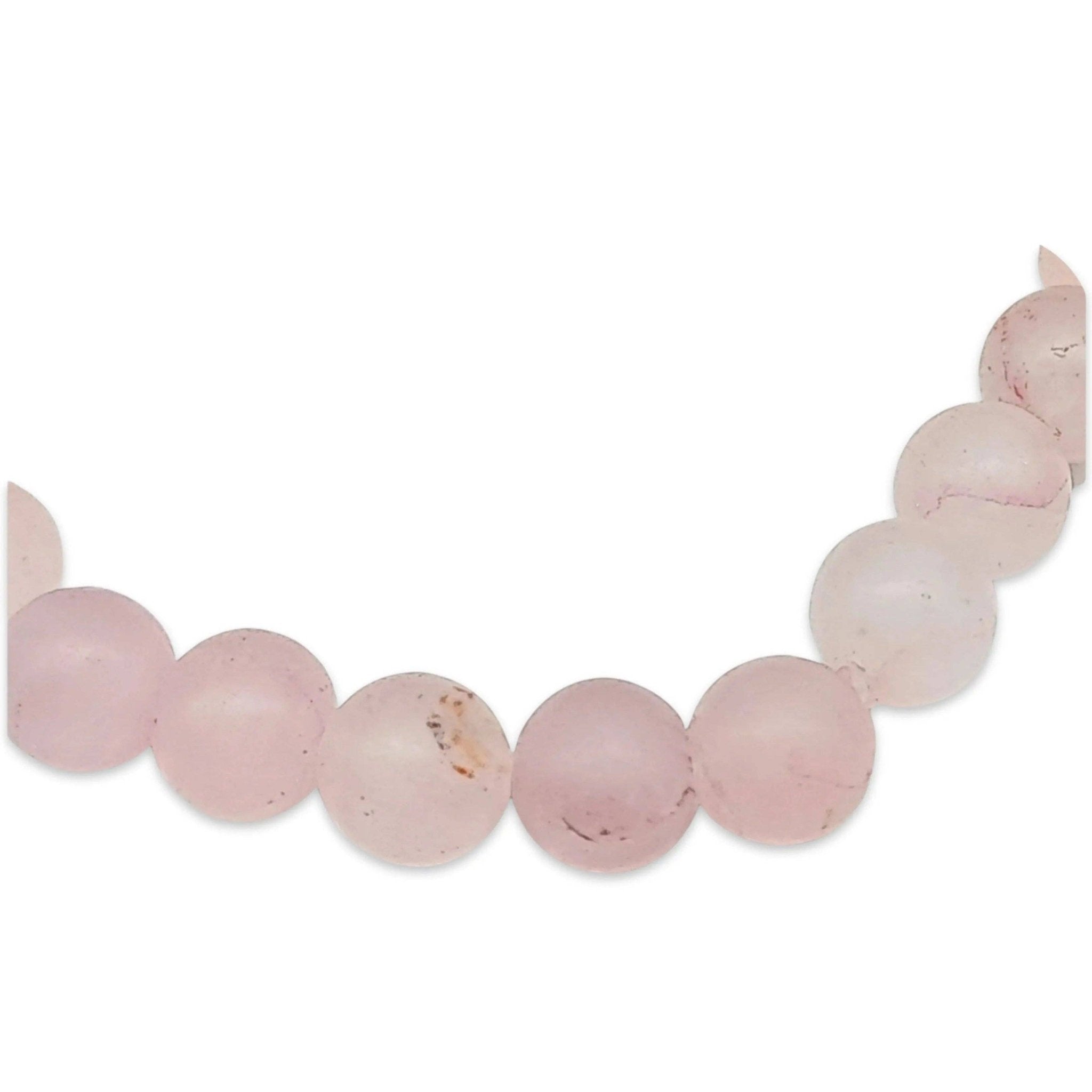 Bracelet - Rose Quartz - Frosted - 8mm - Modern Hustle Marketplace