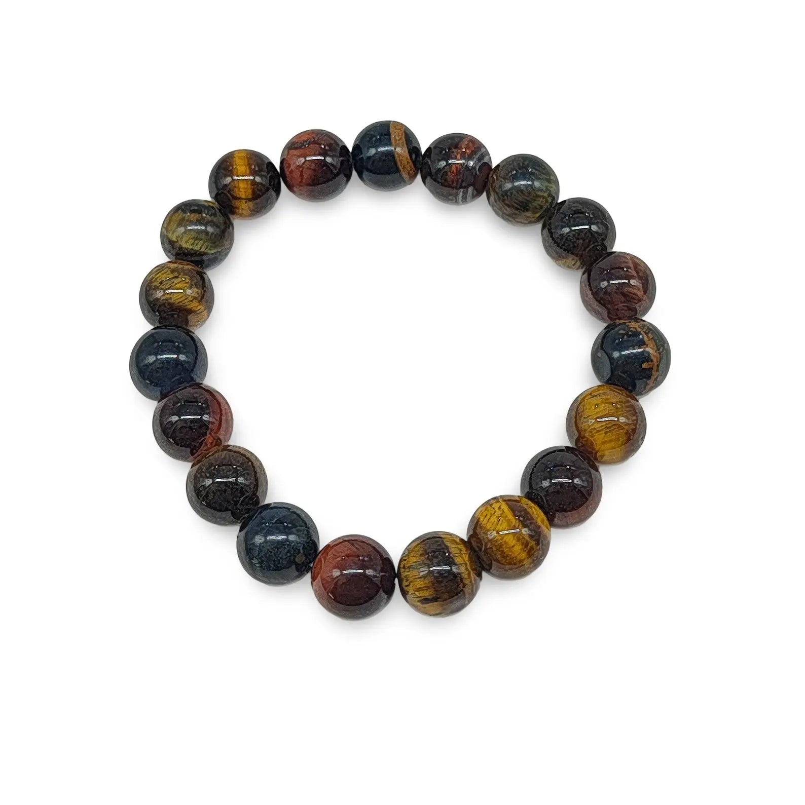 Bracelet - Tiger Eye - 3 Colors - 10mm - Modern Hustle Marketplace