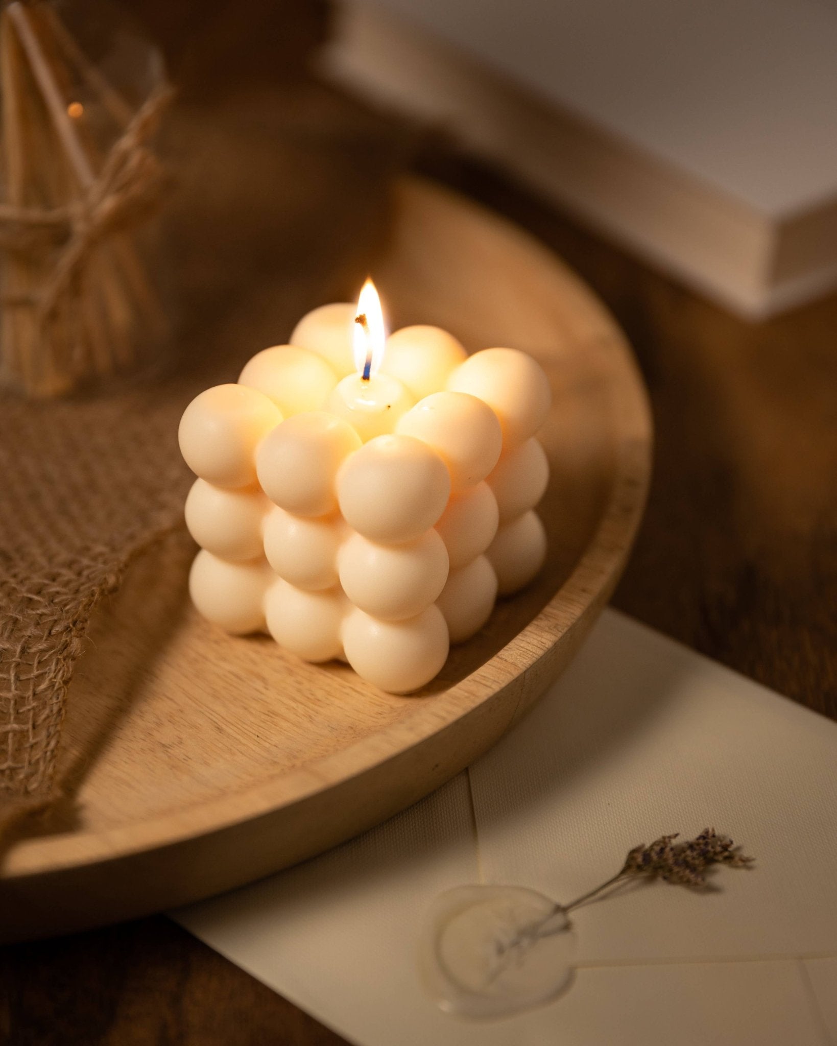 Bubble Candle: Pink - Modern Hustle Marketplace