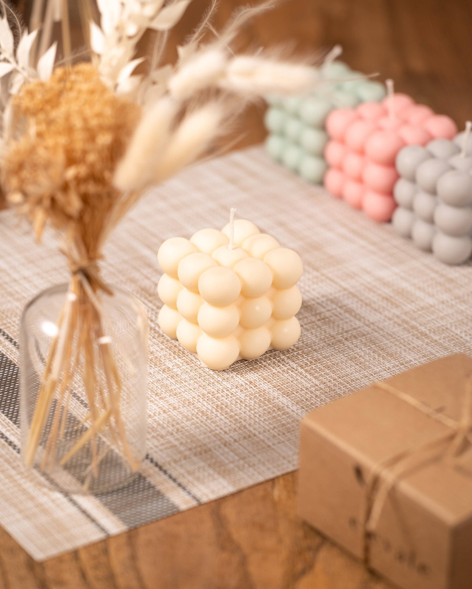 Bubble Candle: Pink - Modern Hustle Marketplace