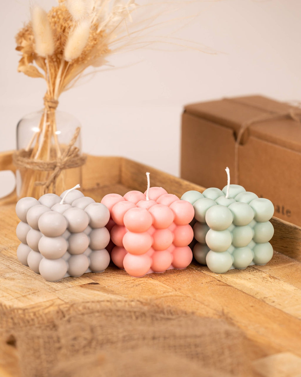 Bubble Candle: Pink - Modern Hustle Marketplace