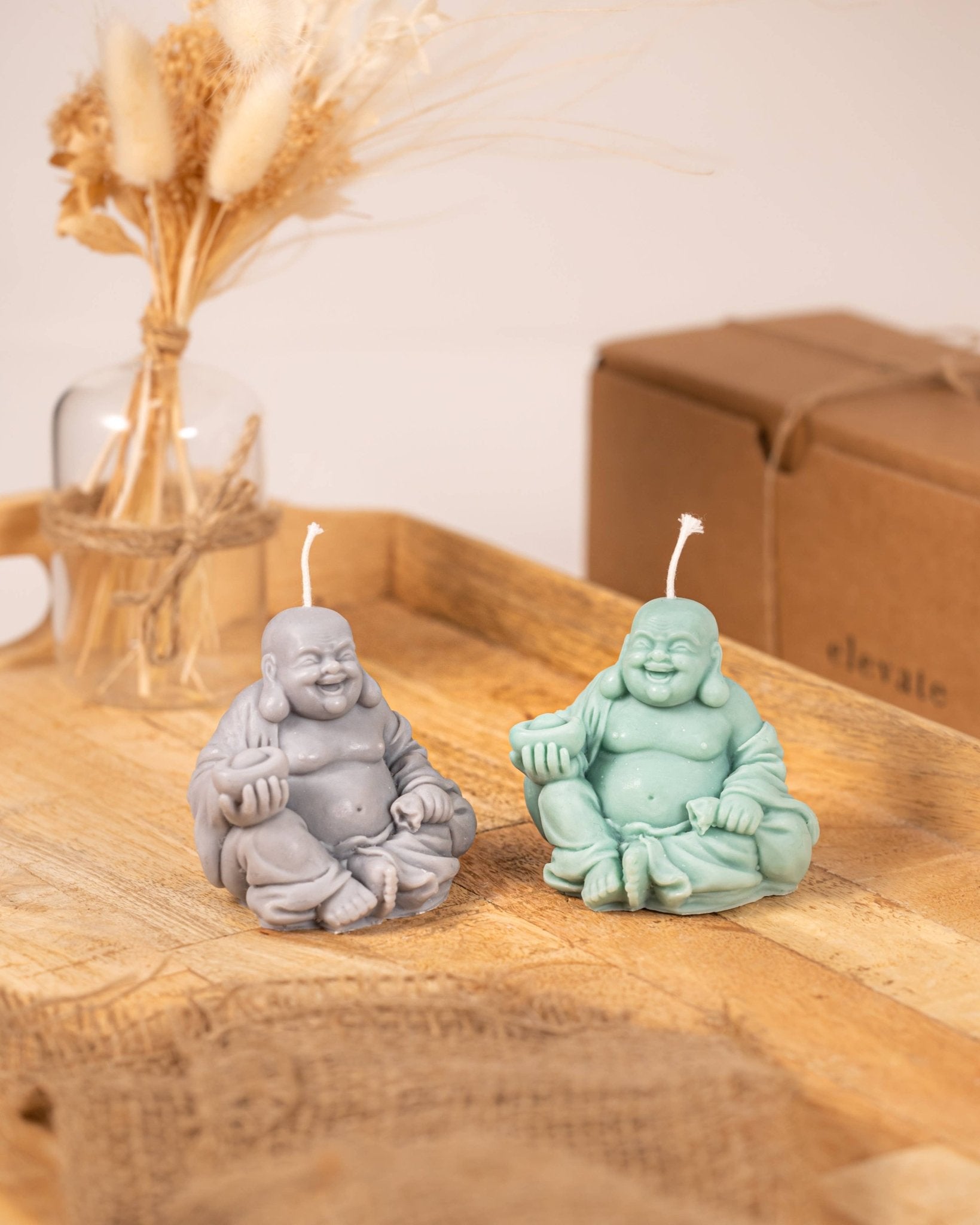 Buddha Candle: Purple - Modern Hustle Marketplace
