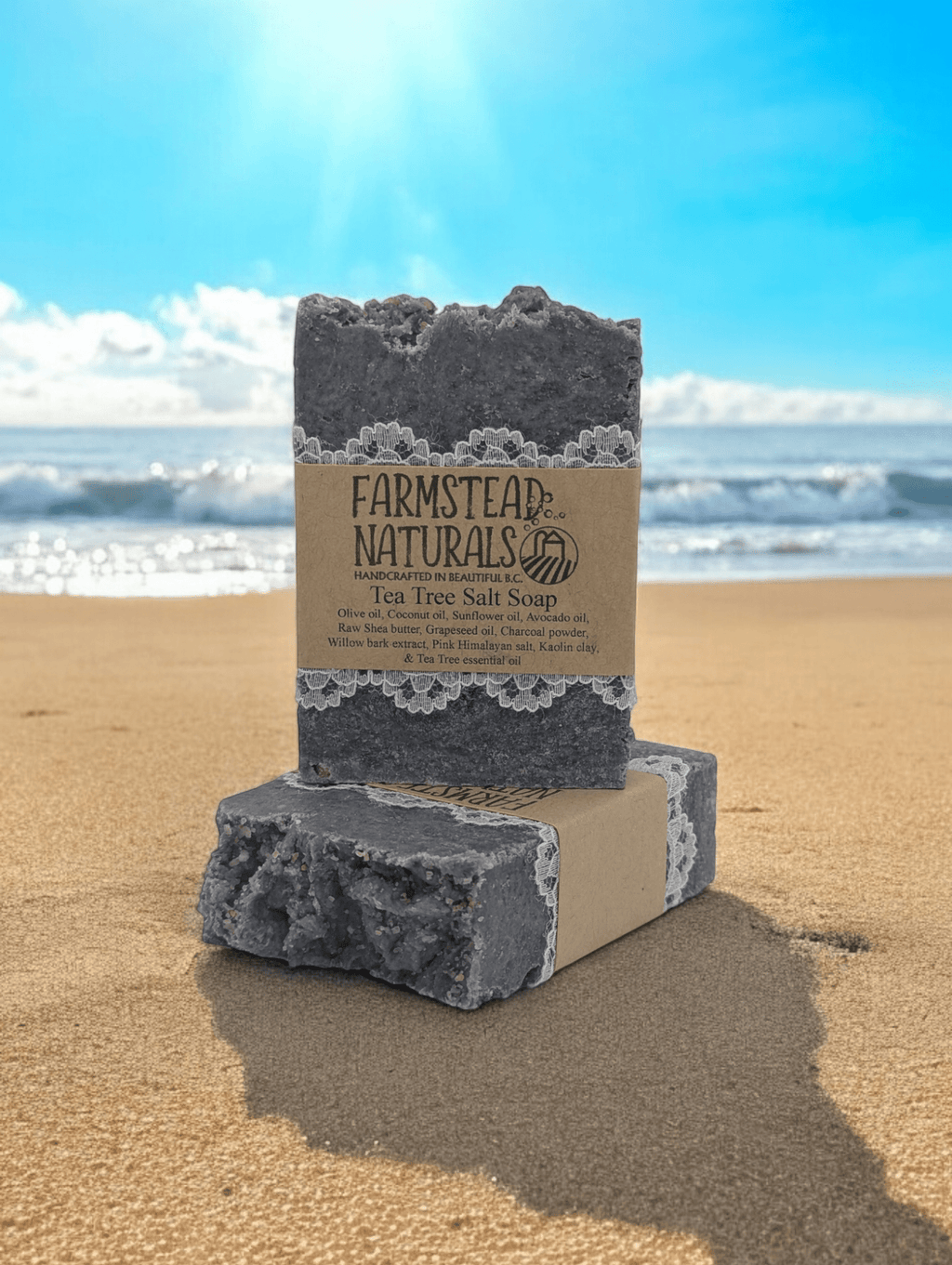 Bulk Unlabeled Salt Soap - Farmstead Naturals - Modern Hustle Marketplace