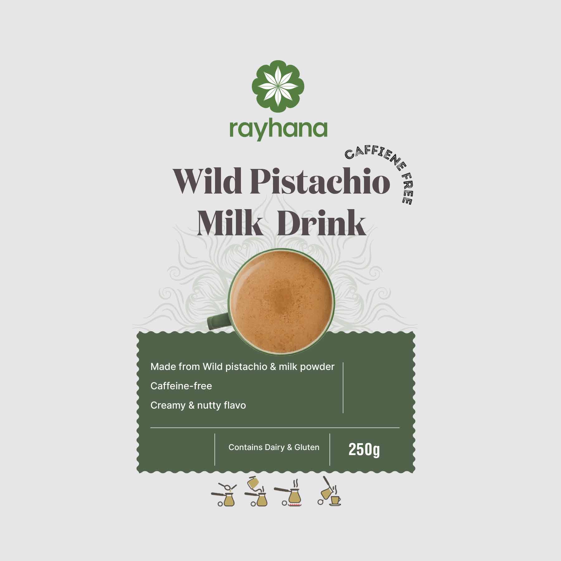 Caffeine - Free Turkish Pistachio Coffee - Modern Hustle Marketplace