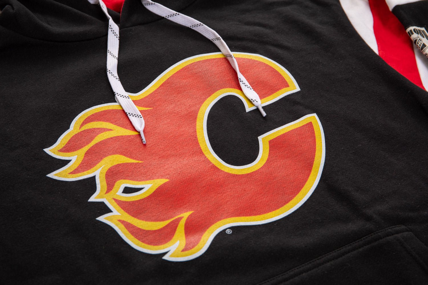 Calgary Flames Varsity Retro Style Hoodie - Modern Hustle Marketplace