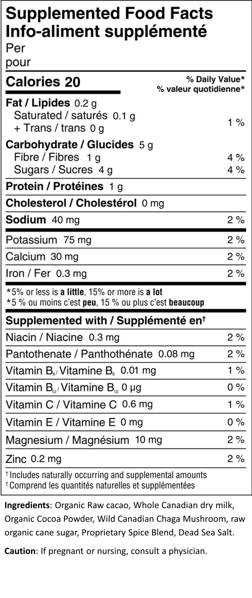 Chaga Hot Chocolate (Superfood Coffee Mate) - Modern Hustle Marketplace
