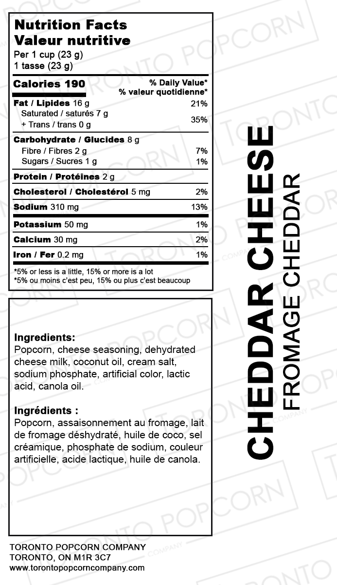 Cheddar Cheese Popcorn - Modern Hustle Marketplace