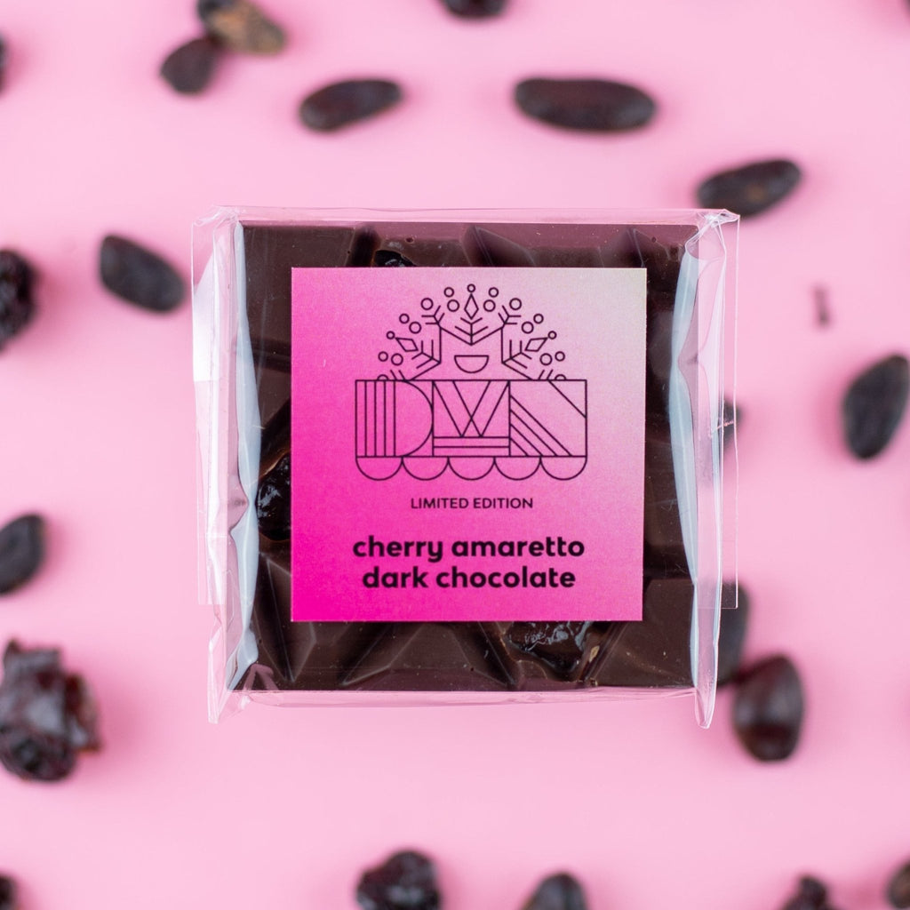 cherry amaretto dark chocolate bar - Modern Hustle Marketplace