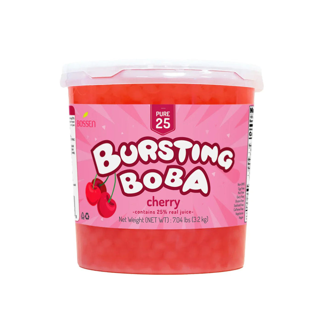 Cherry Bursting Boba Pure25 - Popping Boba - Bossen - Canada - Modern Hustle Marketplace