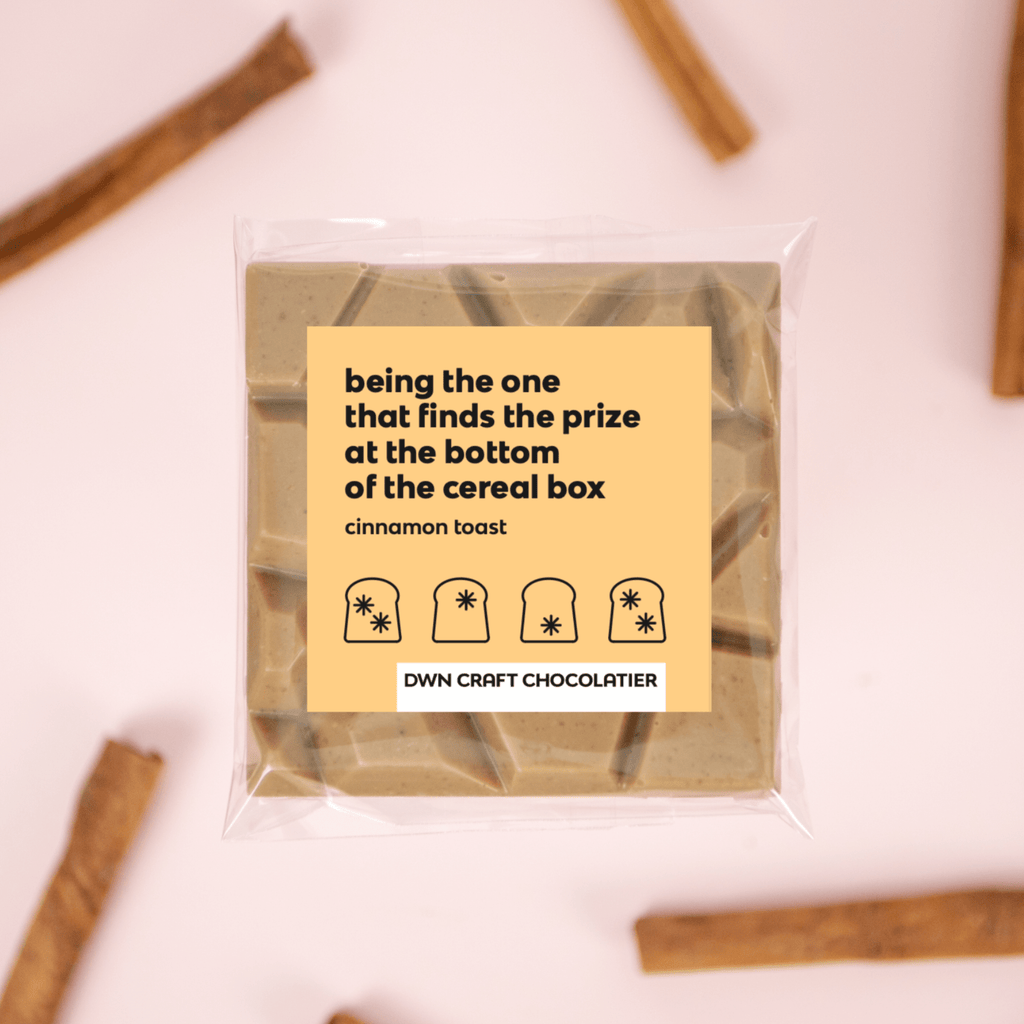 cinnamon toast milk chocolate bar - Modern Hustle Marketplace