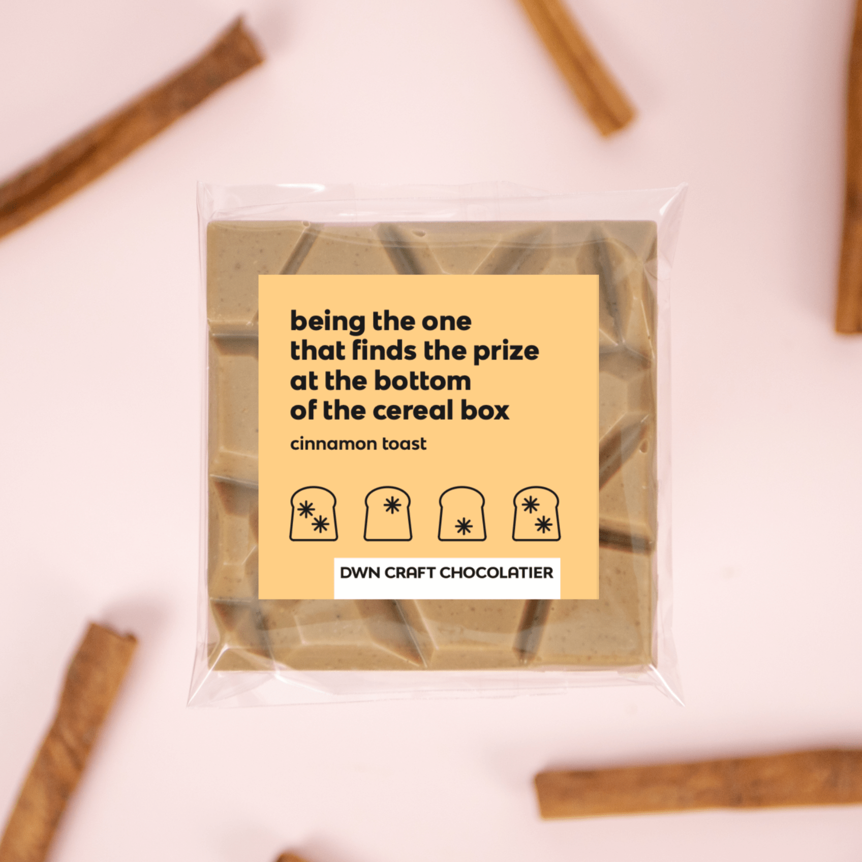 cinnamon toast milk chocolate bar - Modern Hustle Marketplace