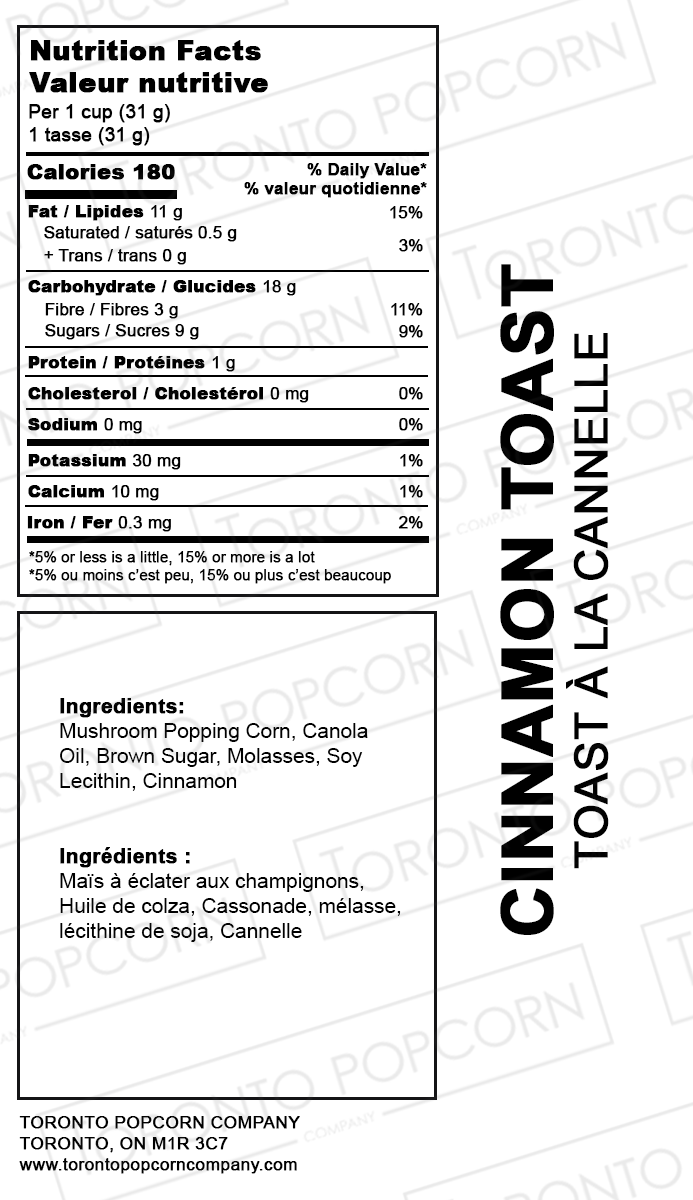 Cinnamon Toast Popcorn - Modern Hustle Marketplace