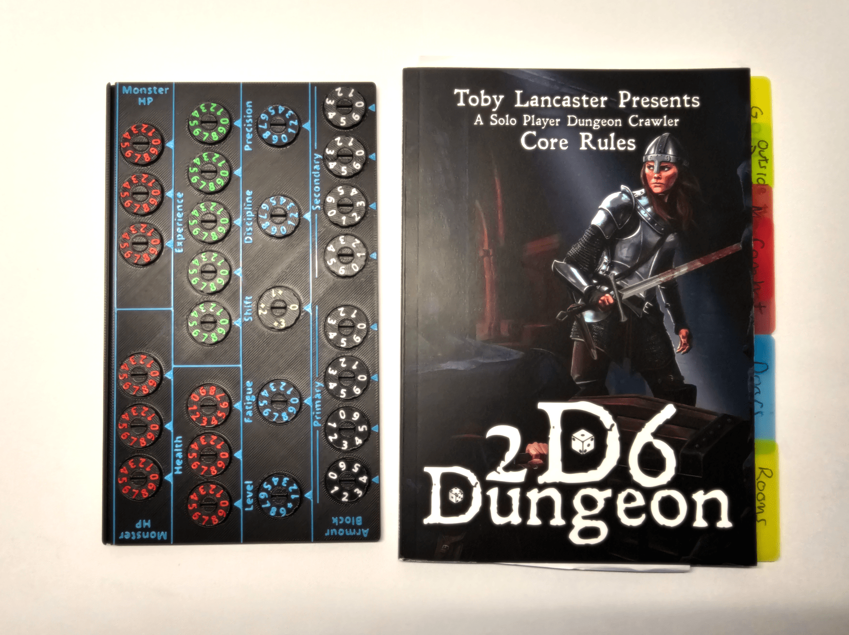 Compact 2D6 Dungeon Player Dashboard - Modern Hustle Marketplace